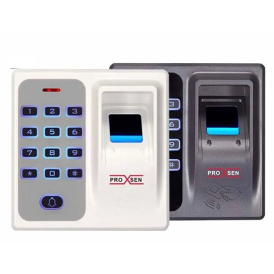 PROXSEN PS-4021SA-W BEYAZ PARMAK IZI OKUYUCU+KART (PROXIMITY ANAHTARLIK)+SIFRE +RÖLELI