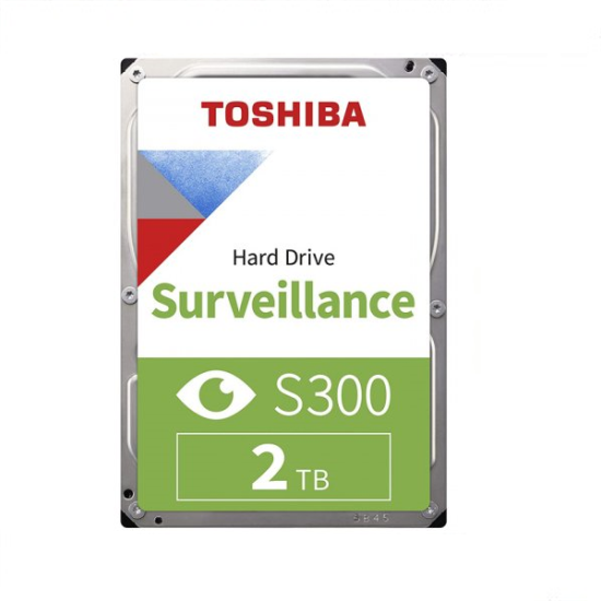 TOSHIBA S300 2TB 7/24 5400RPM 128MB SATA3 6Gbit/sn HDWT720UZSVA GÜVENLIK DISKI