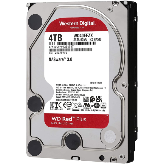 W.DIGITAL NAS 7x24 4 TB INTELIPOWER 128 MB SATA3 6Gbit/sn WD40EFZX HDD