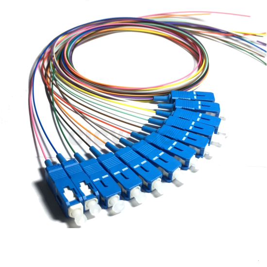 SC SM 9/125 12 RENKLI PIGTAIL 1.5 METRE 