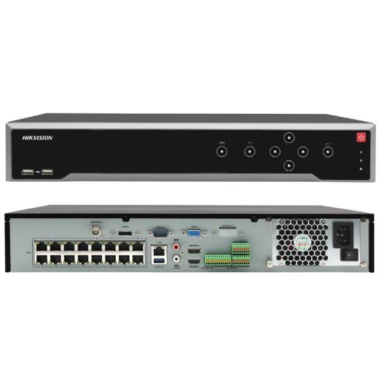 HIKVISION DS-7732NI-K4/16P 32 KANAL NVR 16 KANAL POELI 4 SATA, H.265+ NVR CIHAZI
