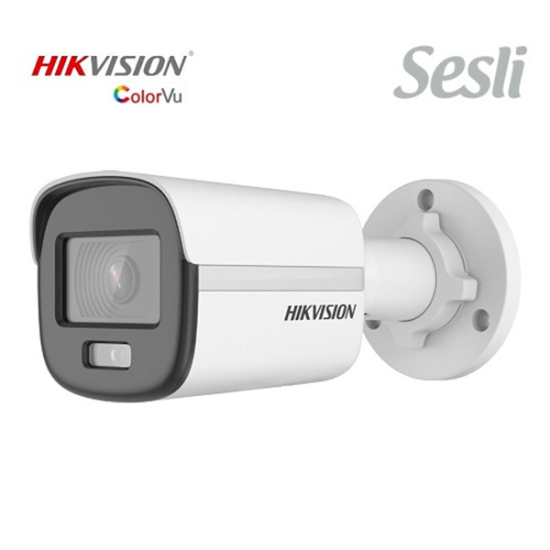 HIKVISION DS-2CE10DF0T-PFS 2 MP DAHILI SESLI 25 MT GECE GÖRÜSLÜ COLORVU (7/24 RENKLI) AHD KAMERA