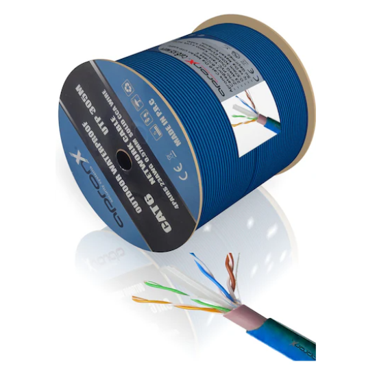 305 METRE 23 AWG POLIETILENLI DIS ORTAM UTP CAT5 KABLO