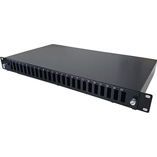 F/O SC DUPLEX 24 PORT 19 INC 1U PATCH PANEL TIP SONLANDIRMA KUTUSU EK KASET DAHIL