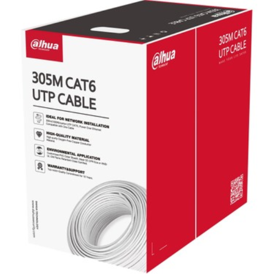 DAHUA PFM923I-6UN-C SAF BAKIR 23 AWG UTP CAT6 305 METRE