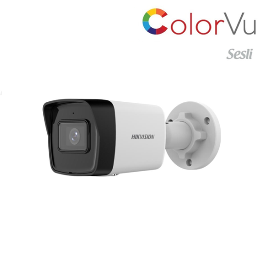 HIKVISION DS-2CD1063G2-LIUF 6 MP DAHILI SESLI COLORVU IP BULLET KAMERA H.265+ 2.8 MM LENS