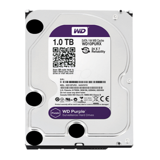 1 TB W.DIGITAL PURPLE 7x24 