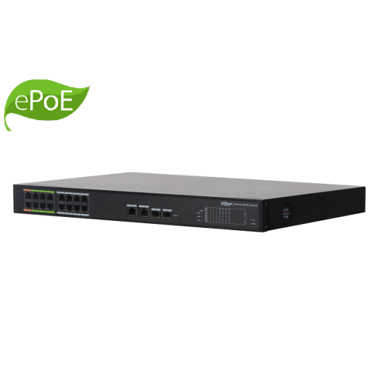 LR2218-16ET-240  16 PORT 8 PORT E-POE 2 UPLINK +2 SPF POE SWITCH