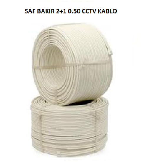 SAF BAKIR 100 METRE 2+1 0,50 CCTV KABLO