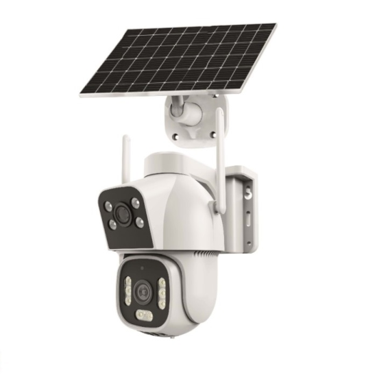 INOX-X15 4G SIMKARTLI SOLAR PANELLI 2+2MP GECE RENKLI ÇIFT YÖNLÜ SESLI IP KAMERA 24 SAAT KAYIT