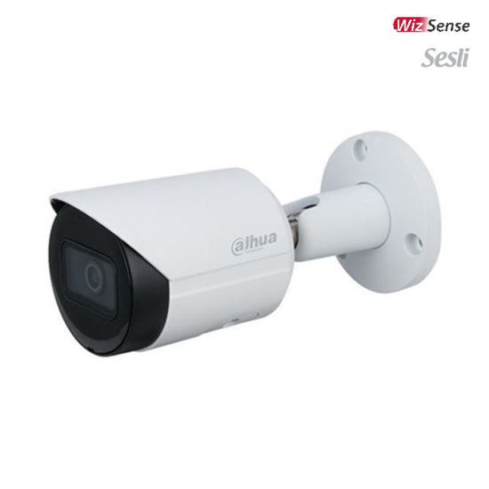 DAHUA IPC-HFW2841S-S-0360B-S2 8 MP DAHILI SESLI IP BULLET KAMERA H.265+ STARLIGHT