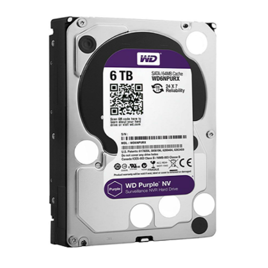 6 TB W.DIGITAL PURPLE 7x24