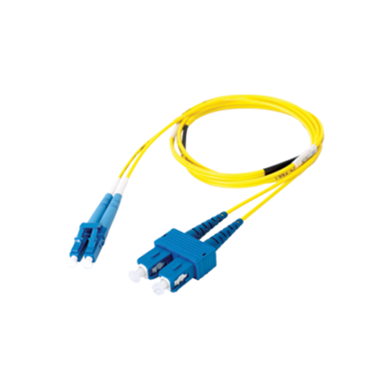 SC-LC SM 9/125 DUPLEX PATCH CORD LSZH 5 MT
