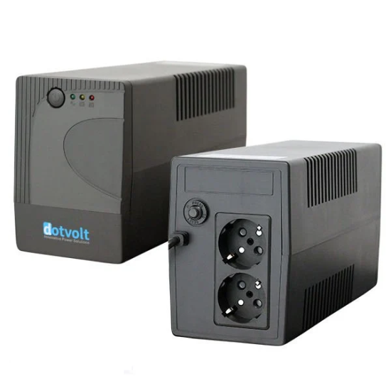 DOTVOLT VOLT-LN-850VA 850VA LED AUTO RESTART LINEINTERACTIVE GÜÇ KAYNAGI-UPS 1x9AH-15 DAKIKA