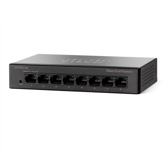 CISCO 8port SG100D-08-EU Gigabit Yönetilemez Switch Desktop