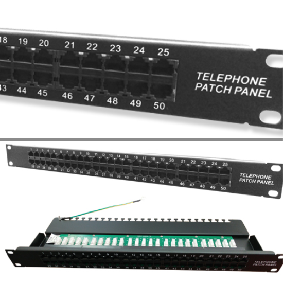 50 PORT ISDN  PATCH PANEL