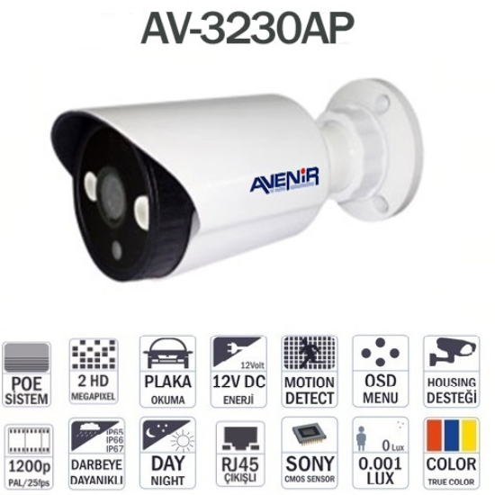 AV-3230AP 2 MP IP KAMERA