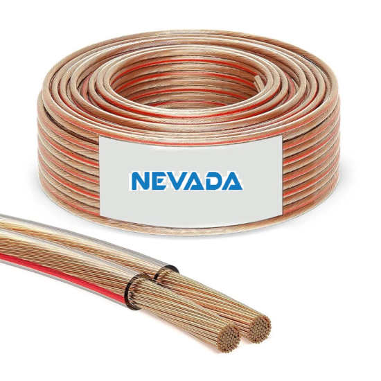 SELÇUK 100 METRE 2x0.75mm SEFFAF HOPARLÖR KABLO (CCA)