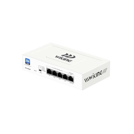 WITEK WK-PS305 4 PORT POE 100/1000 + 1 PORT GIGABIT UPLINK  55W  FULL GIGABIT POE SWITCH