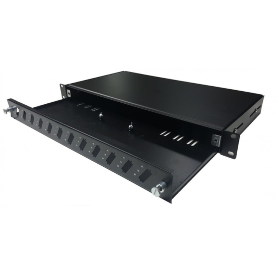 F/O SC DUPLEX 12 PORT 19 INC 1U PATCH PANEL TIP SONLANDIRMA KUTUSU EK KASET DAHIL