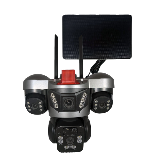 APRONIX APX-WSP364 4G SIMKARTLI SOLAR PANELLI 3+2MP GECE RENKLI ÇIFT YÖNLÜ SESLI IP KAMERA