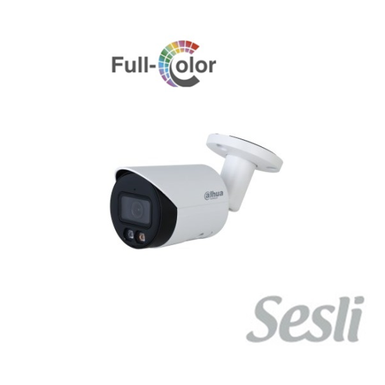 DAHUA IPC-HFW2239S-SA-LED-0360B-S2  2 MP DAHILI SESLI 30 MT GECE GÖRÜSLÜ FULL COLOR IP KAMERA