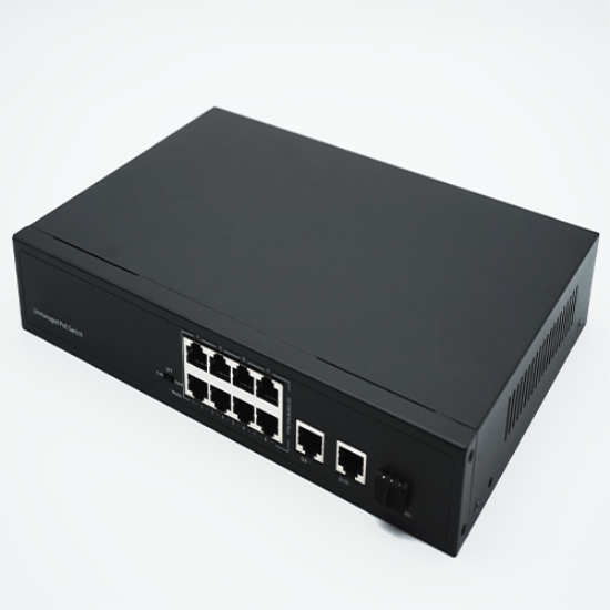 NEVADA PS11M-821EES 8 PORT POE + 2 UPLINK + 1 PORT SFP SWITCH  120W POE ÇIKIS GÜCÜ