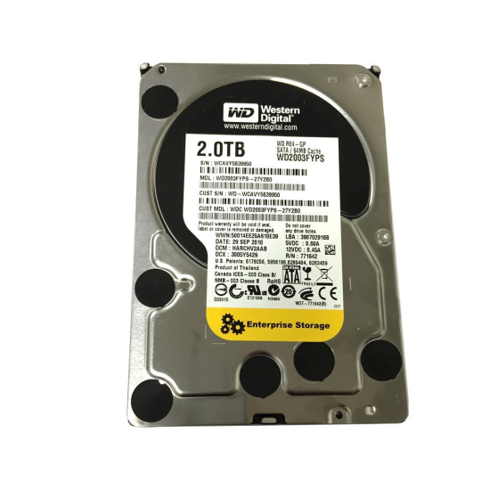 2 TB WESTEN DIJITAL  HARDDISK