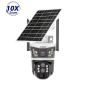 AVENIR AV-S432 4G SIMKARTLI SOLAR PANELLI 2+4MP GECE RENKLI ÇIFT YÖNLÜ SESLI IP KAMERA 10X ZOOM