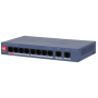 DAHUA CS3010-8ET2GT-90 8 PORT YÖNETILEMEZ 10/100 POE + 2 UPLINK GIGABIT SWITCH 90W POE ÇIKIS GÜCÜ