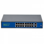 HBF 18F20GB 16 PORT POE + 2 UPLINK SWITCH 200W POE ÇIKIS GÜCÜ