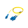 SC-LC SM 9/125 DUPLEX PATCH CORD LSZH 1 MT