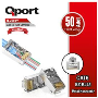 QPORT Q-J601Y METAL CAT6 50 ADET EZ-RJ45 YENI NESIL KONNEKTOR