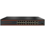 HBF-P16UP 16 PORT POE 10/100 2 PORT UPLINK 10/100/1000 1 PORT SFP SWITCH 250W