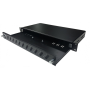 F/O SC DUPLEX 12 PORT 19 INC 1U PATCH PANEL TIP SONLANDIRMA KUTUSU EK KASET DAHIL