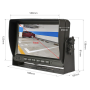 EXPOTECH EX-7040 QUAD ÖZELLIKLI 7 INCH MONITÖR 4 VIDEO GIRISI