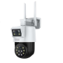 INOX-X102 3MP+3MP DIS ORTAM WIFI PTZ KAMERA H.265+ ONVIF TABANLI