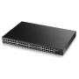 ZyXEL 48port 48port PoE GS1900-48HP Gigabit 2x SFP L2 Yönetilebilir Switch 170w RackMount